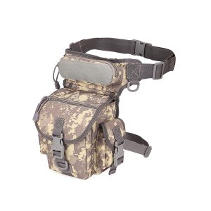 waist drop belt leg bag - ACU