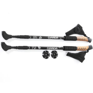 Pair of Trekking Poles - Anti Shock with Mud Baskets