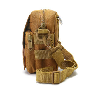 Travel Bum Bag Side View Khaki